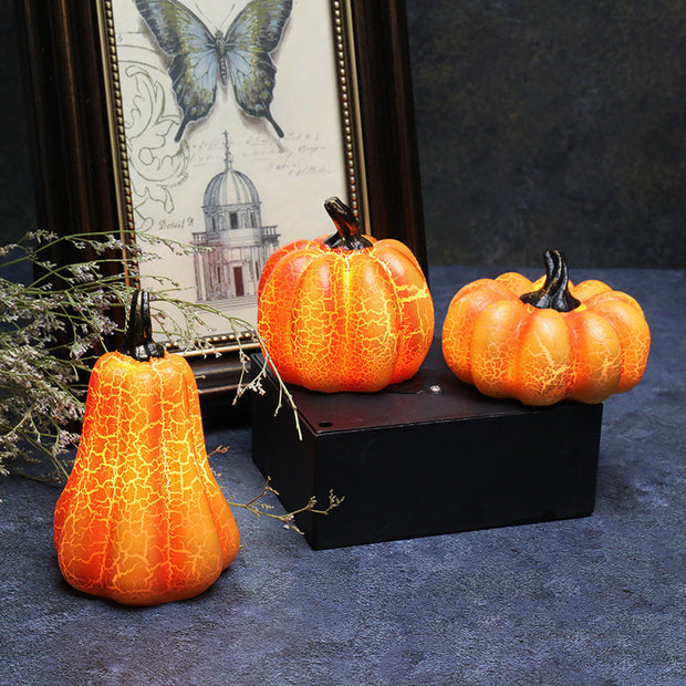 Pumpkin LED Candle By Luminext