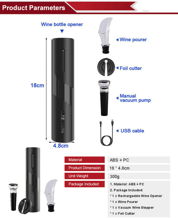Electric Wine Opener By Luminext