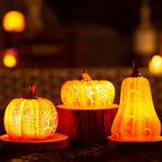 Pumpkin LED Candle By Luminext