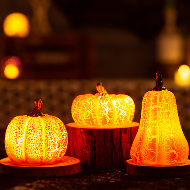 Pumpkin LED Candle By Luminext