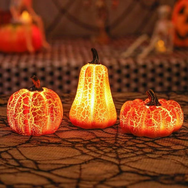 Pumpkin LED Candle By Luminext