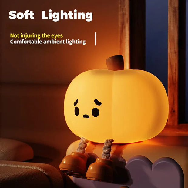 Halloween Pumpkin Night Light By Luminext
